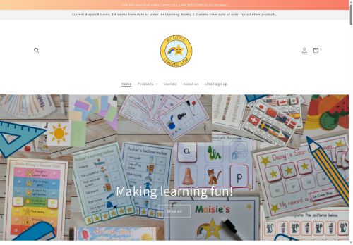 mylittlelearningstar.co.uk capture - 2025-10-14 07:59:28