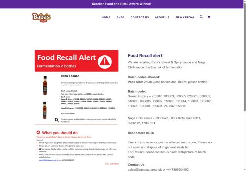 babasauce.co.uk capture - 2025-10-14 08:01:36