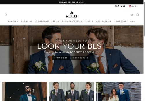 attiredirect.co.uk capture - 2025-10-14 08:10:35