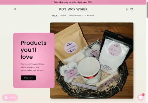 kdswaxworks.co.uk capture - 2025-10-14 09:21:55