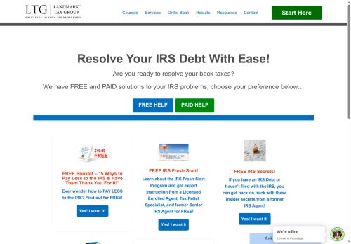 landmarktaxgroup.biz capture - 2025-10-14 09:54:07