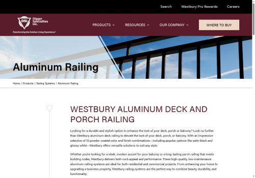 westburyrailing.biz capture - 2025-10-14 11:04:31