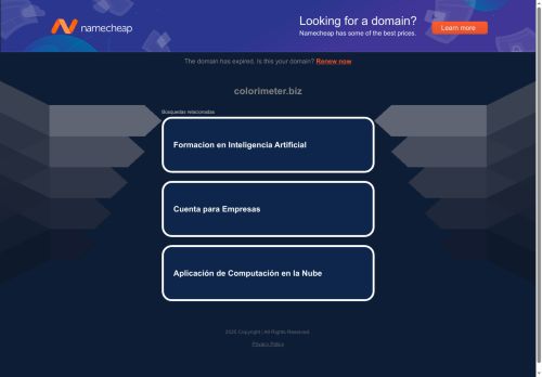 colorimeter.biz capture - 2025-10-14 13:07:39