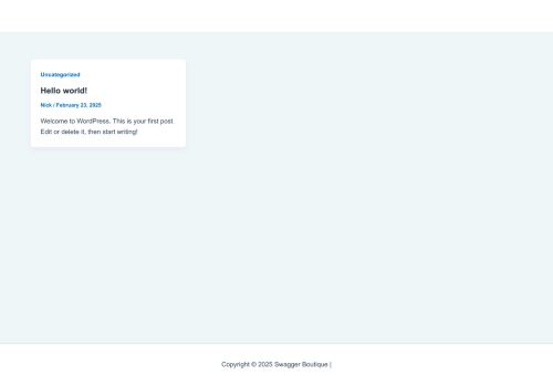 swagger.boutique capture - 2025-10-14 15:11:40