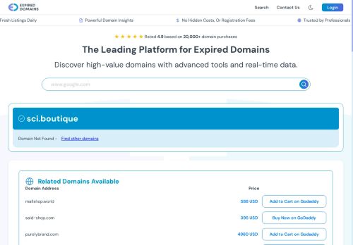 sci.boutique capture - 2025-10-14 15:20:30