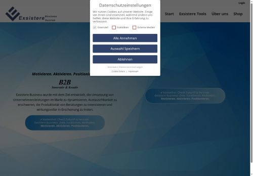 exsistere.business capture - 2025-10-14 15:43:55