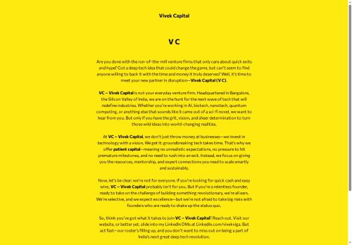 vivek.capital capture - 2025-10-14 16:24:50