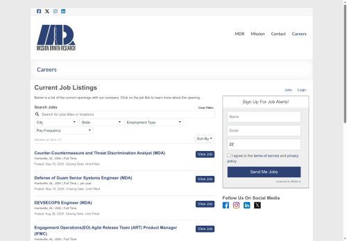 mdr.careers capture - 2025-10-14 16:49:42