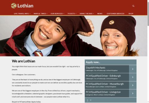 lothianbuses.careers capture - 2025-10-14 16:49:42
