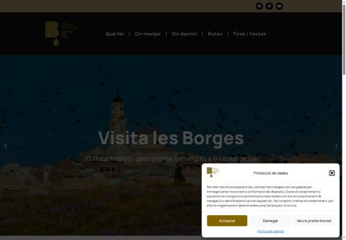 turismeborgesblanques.cat capture - 2025-10-14 18:20:59