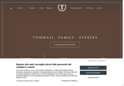 tommasiestates.com capture - 2025-10-15 14:03:32