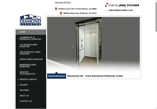 diamondhomelifts.com capture - 2025-10-15 15:27:12