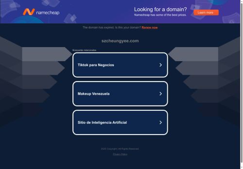 szcheungyee.com capture - 2025-10-15 16:26:33