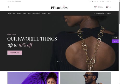 pfluxuries.com capture - 2025-10-15 16:28:35