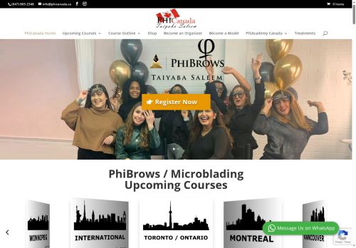 phibrowscanada.com capture - 2025-10-16 00:20:26