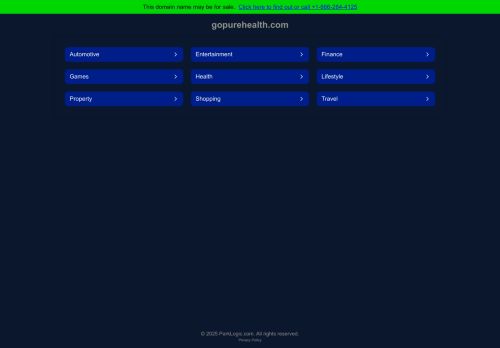 gopurehealth.com capture - 2025-10-16 01:52:18