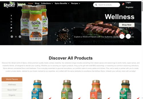 ispicewellness.com capture - 2025-10-16 02:19:49