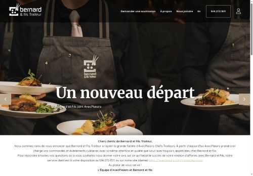 bernard-traiteur.com capture - 2025-10-16 07:07:11