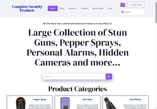 completesecurityproducts.com capture - 2025-10-16 07:20:13