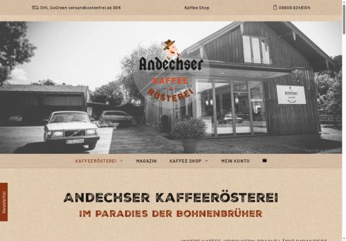 andechser-kaffee.com capture - 2025-10-16 11:45:25