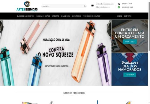 artesbrindes.com capture - 2025-10-16 13:07:50