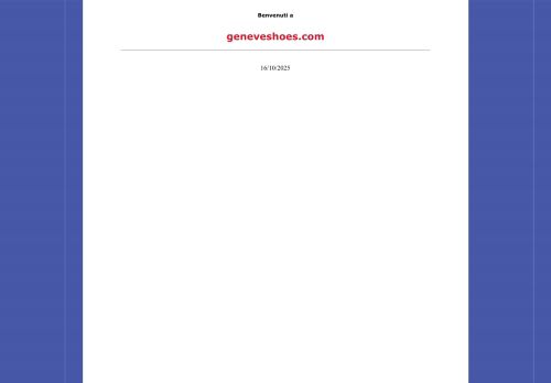 geneveshoes.com capture - 2025-10-16 13:09:52