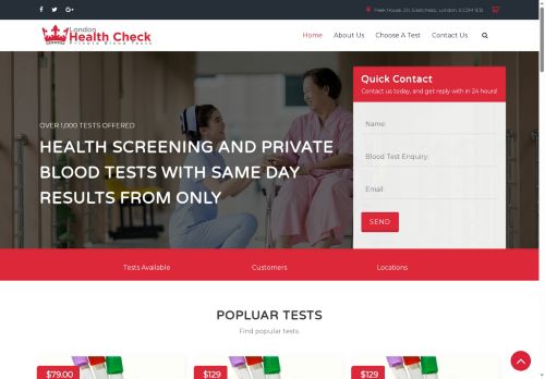 londonhealthcheck.com capture - 2025-10-16 16:30:18