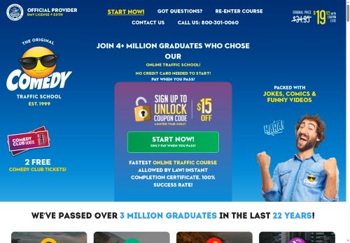 sandiegocomedytrafficschool.com capture - 2025-10-16 18:59:29