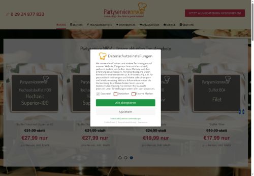 partyservicedeutschland.com capture - 2025-10-16 19:35:29