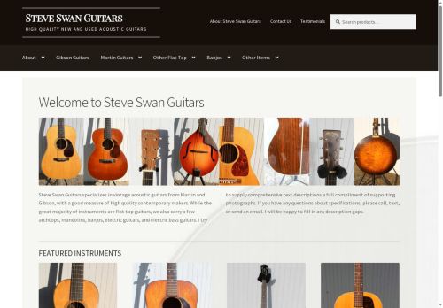 steveswanguitar.com capture - 2025-10-16 20:38:17