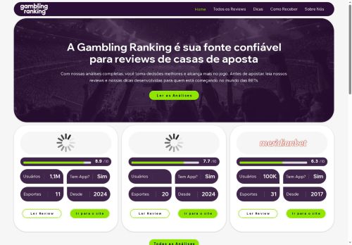 gamblingranking.com capture - 2025-10-16 23:11:49