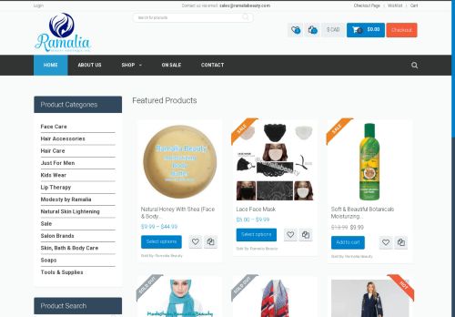ramaliabeauty.com capture - 2025-10-16 23:42:34