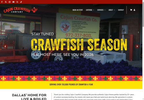 thefriscocrawfishboil.com capture - 2025-10-17 01:49:52