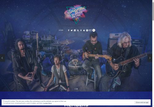 theapocalypsebluesrevue.com capture - 2025-10-17 03:25:03