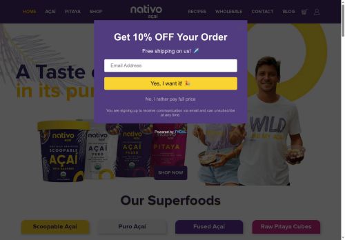 buyrawacai.com capture - 2025-10-17 06:02:24