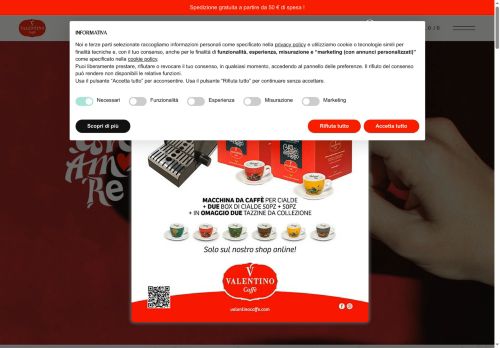 valentinocaffespa.com capture - 2025-10-17 07:13:08