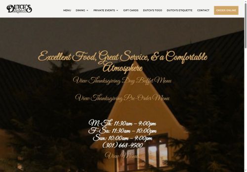 dutchsrestaurant.com capture - 2025-10-17 11:21:35
