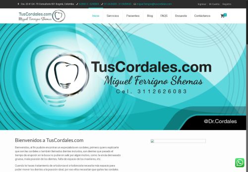 tuscordales.com capture - 2025-10-17 13:35:46