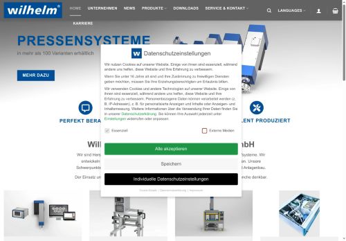 wilhelm-systeme.com capture - 2025-10-17 13:52:33