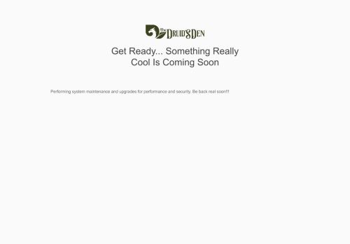 thedruidsden.com capture - 2025-10-17 18:44:39