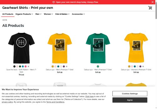 gearheadshirts.com capture - 2025-10-17 18:53:19