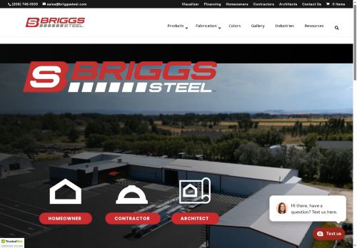briggssteelsystem.com capture - 2025-10-17 20:51:13