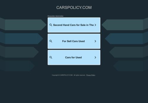 carspolicy.com capture - 2025-10-17 21:37:16