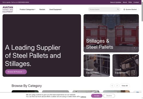 avatanhandlingequipment.com capture - 2025-10-18 02:08:26