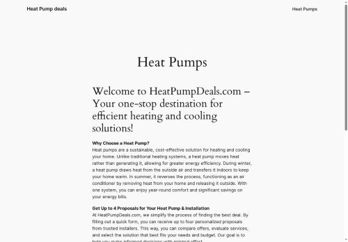 heatpumpdeals.com capture - 2025-10-18 03:55:07
