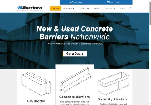 usedmedianbarriers.com capture - 2025-10-18 04:27:26