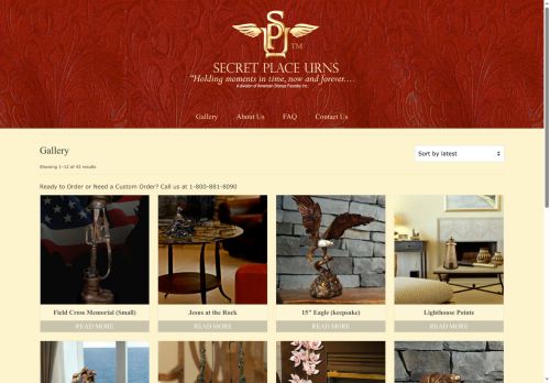 secretplaceurns.com capture - 2025-10-18 06:26:21