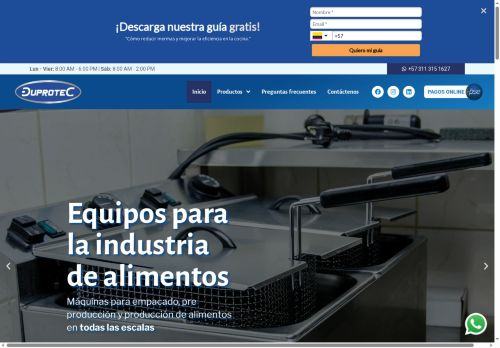 duprotec.com capture - 2025-10-18 08:33:52