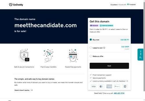 meetthecandidate.com capture - 2025-10-18 09:05:15