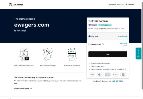 ewagers.com capture - 2025-10-18 12:14:09